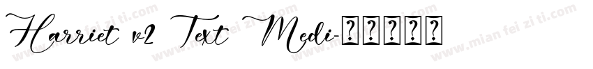 Harriet v2 Text Medi字体转换